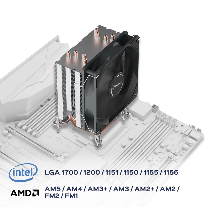 EAN 8436617921193 - UNYKAch UNYCOOL H40 Procesador Refrigerador de aire 12 cm Gris 1 pieza(s) imagen 7