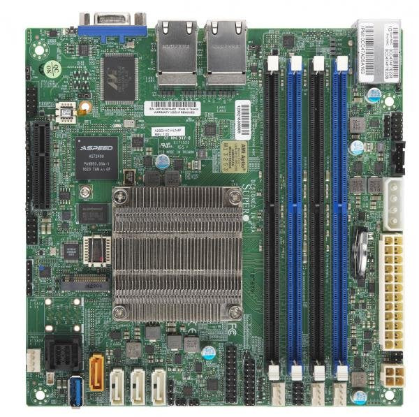 EAN 0672042268474 - Supermicro A2SDI-4C-HLN4F mini ITX imagen 1
