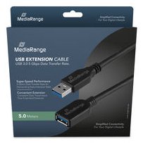 EAN 4260664877967 - MediaRange MRCS241 cable USB USB 3.2 Gen 1 (3.1 Gen 1) 5 m USB A Negro imagen 2
