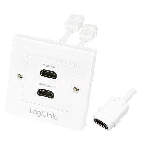 EAN 4014619693672 - LogiLink AH0015 cable HDMI HDMI tipo A (Estándar) Blanco imagen 1
