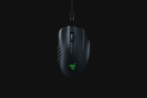 EAN 8886419333890 - Razer Naga V2 Pro ratón Juego mano derecha RF Wireless + Bluetooth + USB Type-C Óptico 30000 DPI imagen 1
