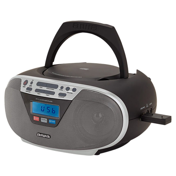 EAN 8435256898439 - Aiwa BBTU-400SL sistema estéreo portátil Analógico y digital 6 W FM Plata Reproducción MP3 imagen 10