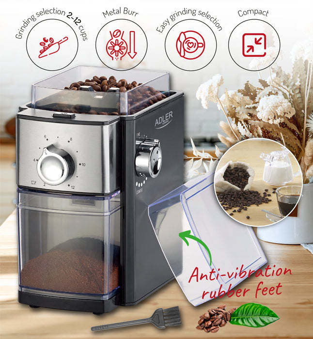 EAN 5903887806169 - Adler AD 4448 molinillo de café 300 W Negro imagen 7