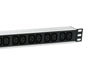 EAN 4015867238554 - Equip 333318 unidad de distribución de energía (PDU) 12 salidas AC 1U Negro, Plata imagen 3