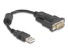 EAN 4043619642762 - DeLOCK 64276 cable de serie Negro 0,25 m USB tipo A RS-232 imagen 1
