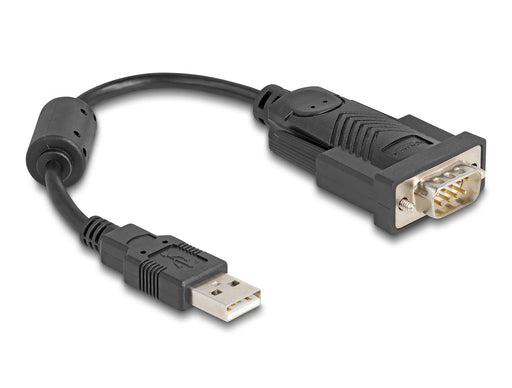 EAN 4043619642762 - DeLOCK 64276 cable de serie Negro 0,25 m USB tipo A RS-232 imagen 1