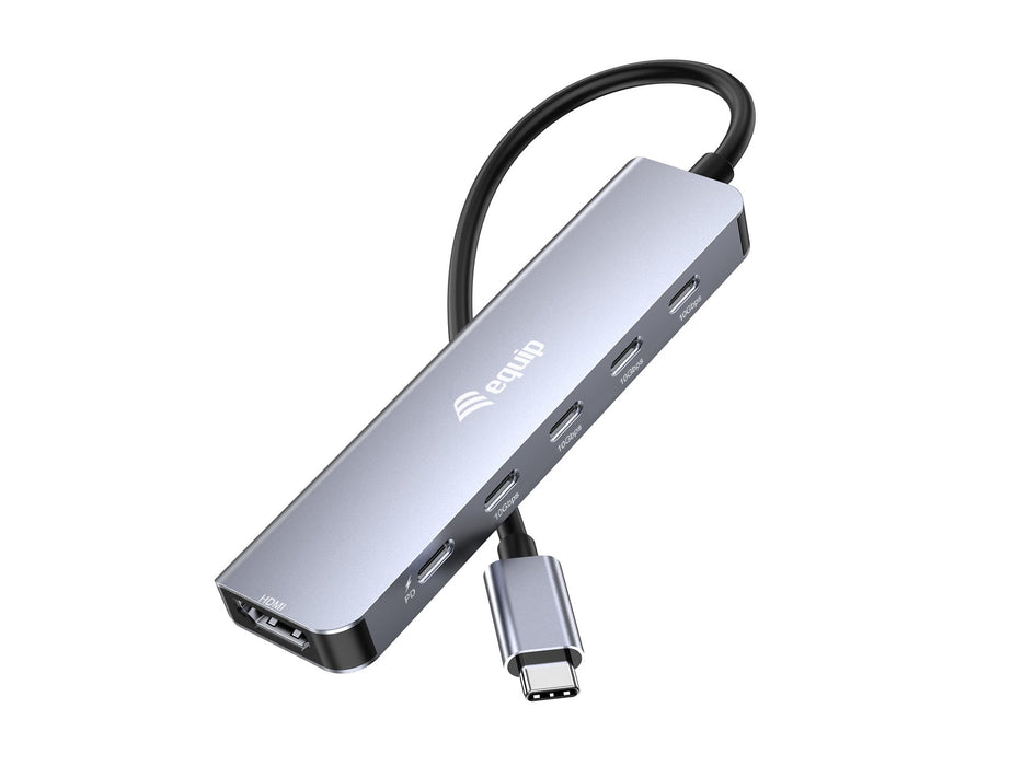 EAN 4015867242360 - Equip 133499 base para portátil y replicador de puertos Alámbrico USB 3.2 Gen 2 (3.1 Gen 2) Type-C Gris imagen 1