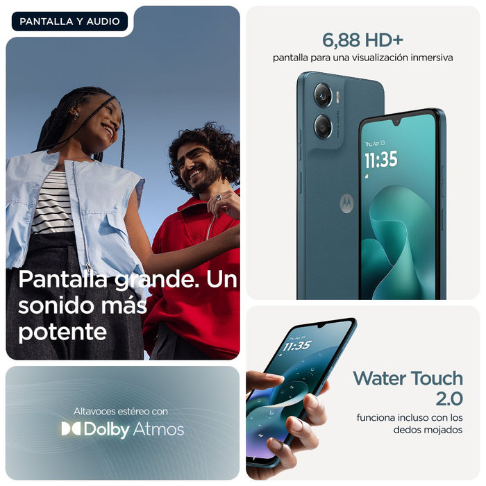 EAN 840493601885 - Motorola moto g06 power 17,5 cm (6.88") SIM doble Android 15 4G USB Tipo C 4 GB 64 GB 7000 mAh Azul imagen 17