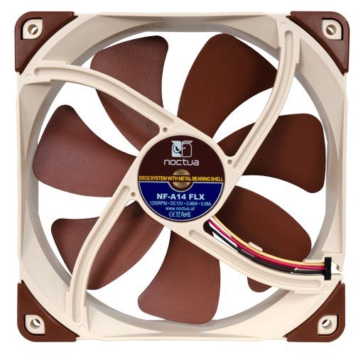 EAN 4716123314813 - Noctua NF-A14 FLX sistema de refrigeración para ordenador Carcasa del ordenador Ventilador 14 cm imagen 4