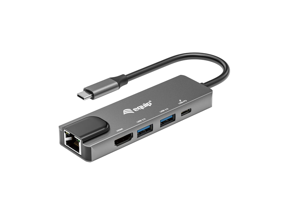 EAN 4015867231791 - Equip 133489 base para portátil y replicador de puertos Alámbrico USB 3.2 Gen 1 (3.1 Gen 1) Type-C Gris imagen 1