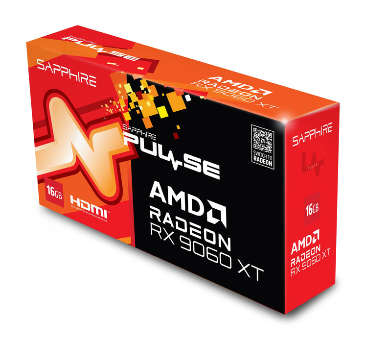 EAN 4895106296381 - Sapphire PULSE AMD Radeon RX 9060 XT 16GB GPU GDDR6 imagen 6
