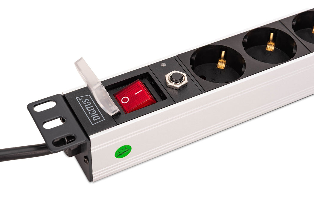 EAN 4016032501633 - Digitus DN-95436 unidad de distribución de energía (PDU) 8 salidas AC 1U Negro, Plata imagen 5