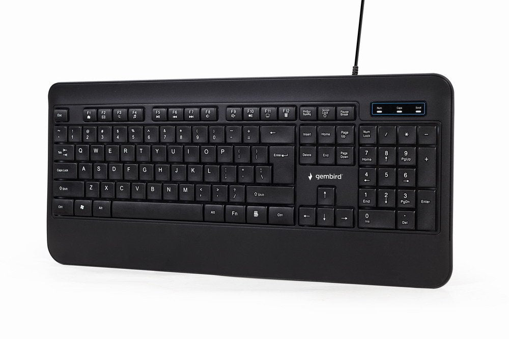 EAN 8716309120487 - Gembird KB-UML-03 teclado Juego USB QWERTY Inglés de EE. UU. Negro imagen 3