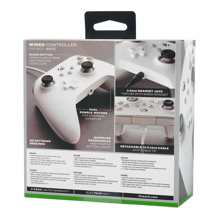 EAN 0617885025419 - PowerA 1519365-01 mando y volante Blanco USB Gamepad Analógico/Digital Xbox Series S, Xbox Series X, PC imagen 11