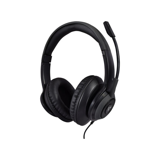 EAN 662919104080 - V7 HC701 auricular y casco Alámbrico Diadema Llamadas/Música USB tipo A Negro imagen 2