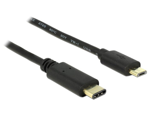 EAN 4043619833344 - DeLOCK 2m, USB2.0-C/USB2.0 Micro-B cable USB Micro-USB B USB C Negro imagen 1