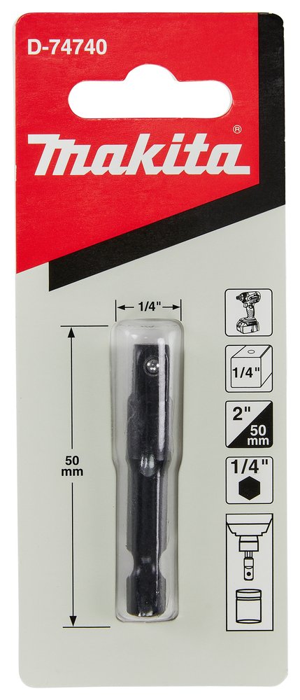 EAN 0088381589512 - Makita D-74740 alargador y adaptador de llave 1 pieza(s) Adaptador para enchufe imagen 2