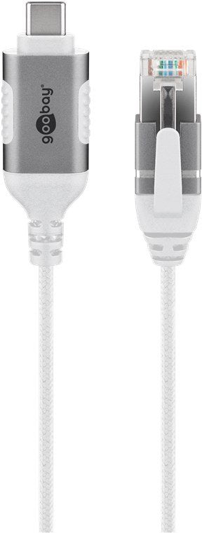 EAN 4040849743887 - Goobay 74388 cambiador de género para cable USB 3.1 type A RJ45 Blanco imagen 1