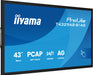 EAN 4948570125579 - iiyama T4329AS-B1AG pantalla de señalización Panel plano interactivo 108 cm (42.5") LED Wifi 500 cd / m²  imagen 6