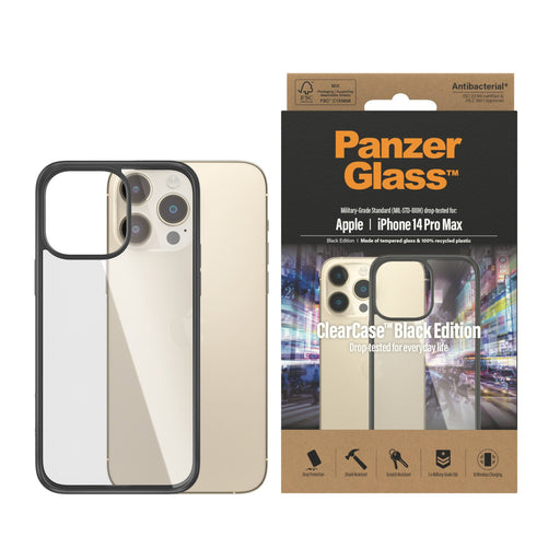 EAN 5711724004087 - PanzerGlass ® ClearCase Transparent w. Black Frame iPhone 14 Pro Max funda para teléfono móvil Transparen imagen 2