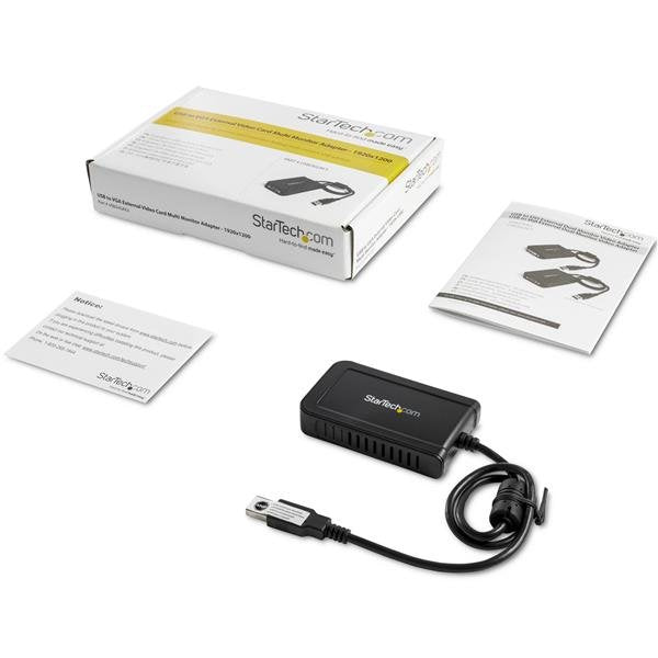 EAN 0065030844178 - StarTech.com USB2VGAE3 Adaptador gráfico USB 1920 x 1200 Pixeles Negro imagen 6