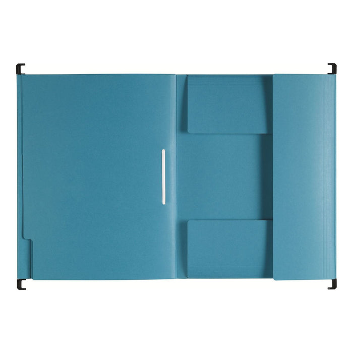 EAN 4013951012417 - Pagna 44105-02 archivador colgante A4 Cartón Azul 10 pieza(s) imagen 4