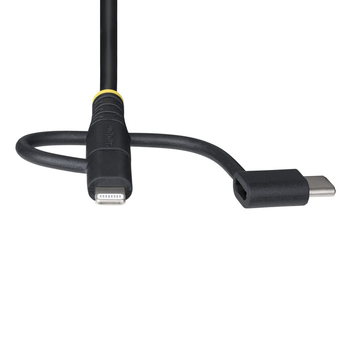 EAN 0065030907996 - StarTech.com RLTCUB1MBK cable USB USB 2.0 USB A Micro-USB B Negro imagen 6
