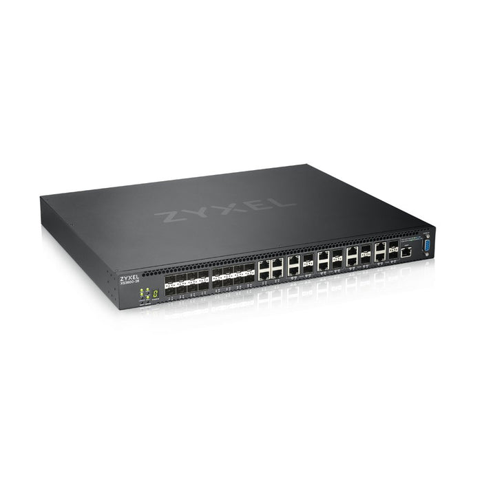 EAN 4718937600960 - Zyxel XS3800-28 Gestionado L2+ 10G Ethernet (100/1000/10000) Negro imagen 1
