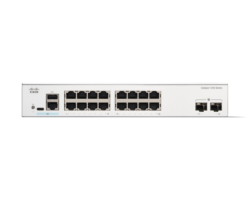 EAN 0889728521673 - Cisco C1200-16T-2G switch Gestionado L2/L3 Gigabit Ethernet (10/100/1000) Blanco imagen 2