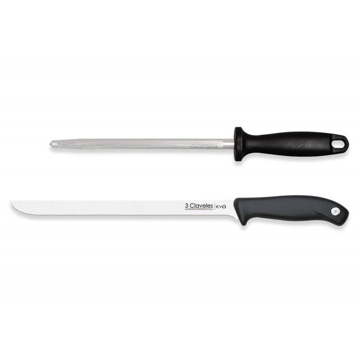 EAN 8410990017216 - 3 Claveles 01721 Acero inoxidable 2 pieza(s) Cuchillo para rebanar imagen 2