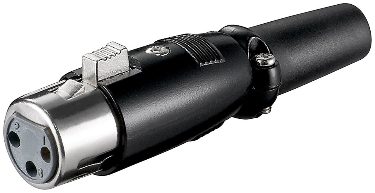 EAN 4040849116803 - Goobay 11680 conector XLR (3-pin) Negro imagen 1