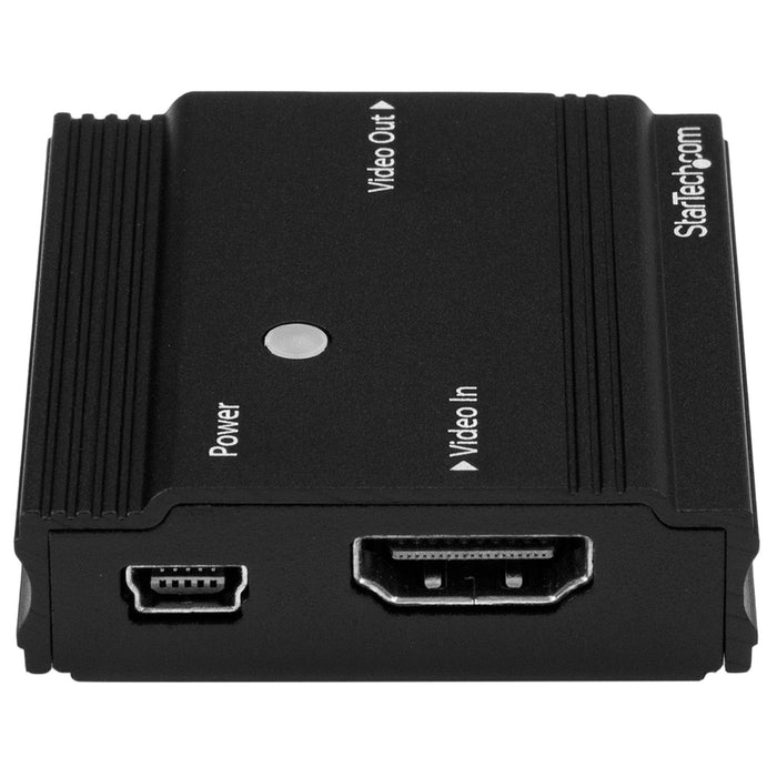 EAN 65030866422 - StarTech.com HDBOOST4K extensor audio/video Repetidor de señales AV Negro imagen 2