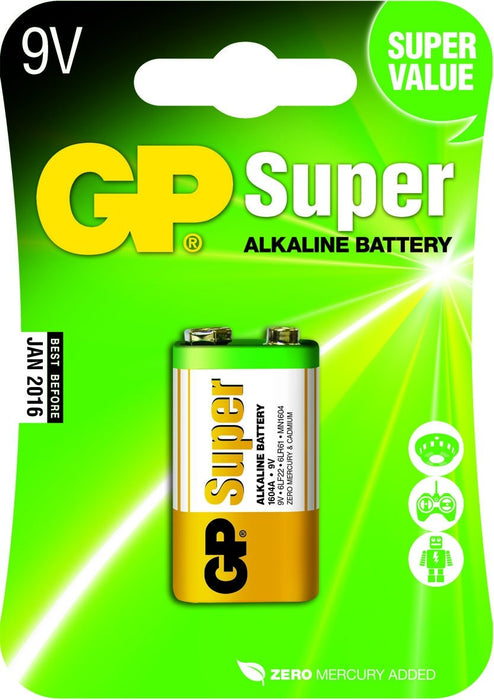 EAN 4891199002311 - GP Batteries Super Alkaline 9V Batería de un solo uso Alcalino imagen 1