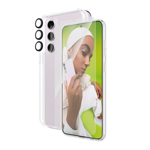 EAN 5711724212147 - PanzerGlass ® 3-in-1 Pack Samsung Galaxy S24+ | Ultra-Wide Fit w. EasyAligner Protector de pantalla 1 pie imagen 1