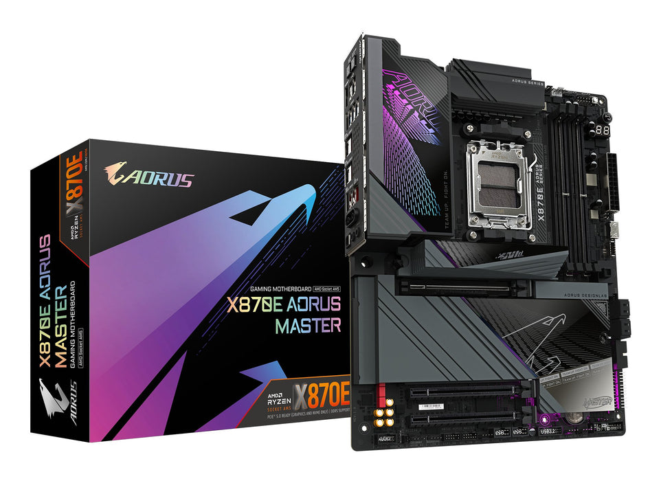 EAN 4719331864354 - GIGABYTE X870E AORUS MASTER placa base AMD X870 Zócalo AM5 ATX imagen 1