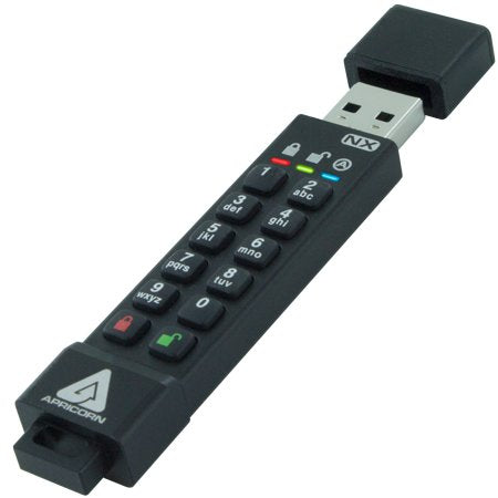 EAN 0708326914673 - Apricorn ASK3-NX unidad flash USB 128 GB USB tipo A 3.2 Gen 1 (3.1 Gen 1) Negro imagen 1