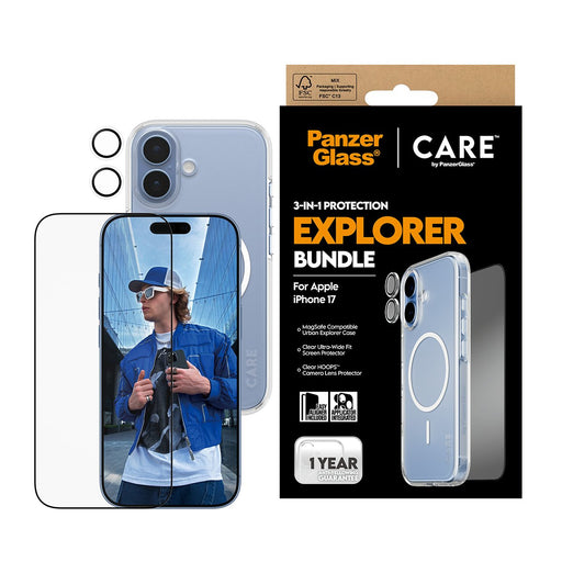 EAN 5715685027376 - PanzerGlass ® | CARE by ® 3-in-1 Flagship Explorer Bundle iPhone 17 Protector de pantalla Apple 1 pieza(s imagen 2