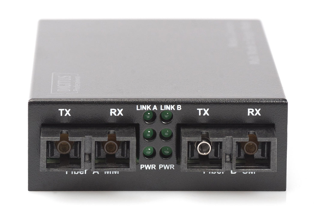 EAN 4016032445739 - Digitus DN-82024 convertidor de medio 100 Mbit/s 1310 nm Multimodo, Monomodo Negro imagen 2