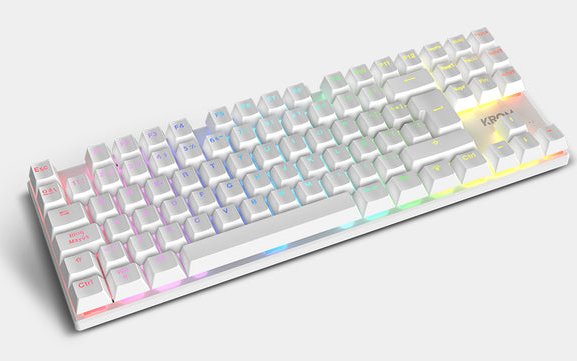 EAN 8436587975752 - Krom NXKROMKLASS teclado Ratón incluido Juego USB QWERTY Inglés Blanco imagen 6