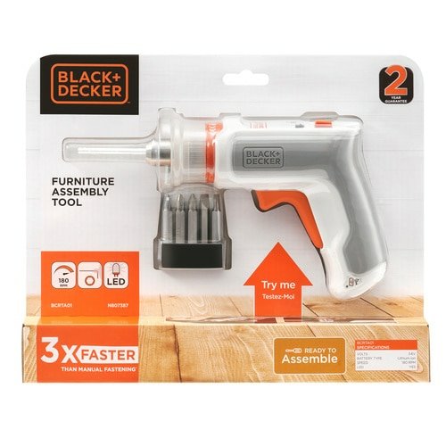EAN 5035048733844 - Black & Decker BCRTA01 180 RPM Gris, Naranja, Blanco imagen 7