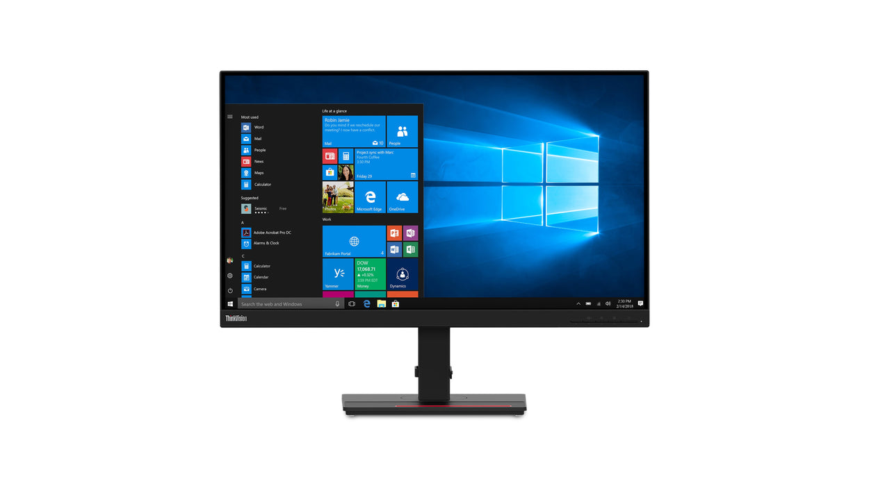 EAN 0193638970255 - Lenovo ThinkVision T27q-20 pantalla para PC 68,6 cm (27") 2560 x 1440 Pixeles Quad HD LCD Negro imagen 1