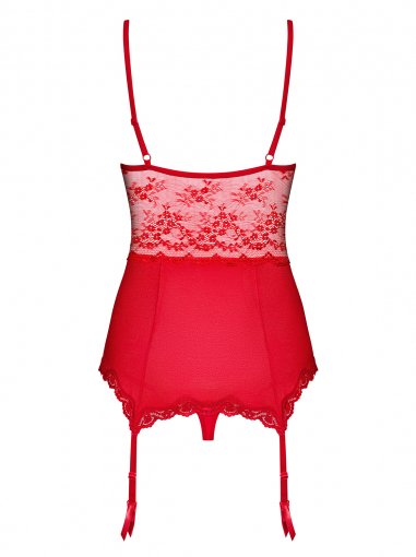 EAN 5901688213353 - Obsessive Lovica Conjunto de lencería Rojo Elastano, Poliamida imagen 2