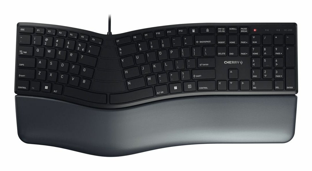 EAN 4025112094941 - CHERRY KC 4500 ERGO teclado Universal USB AZERTY Belga Negro imagen 1