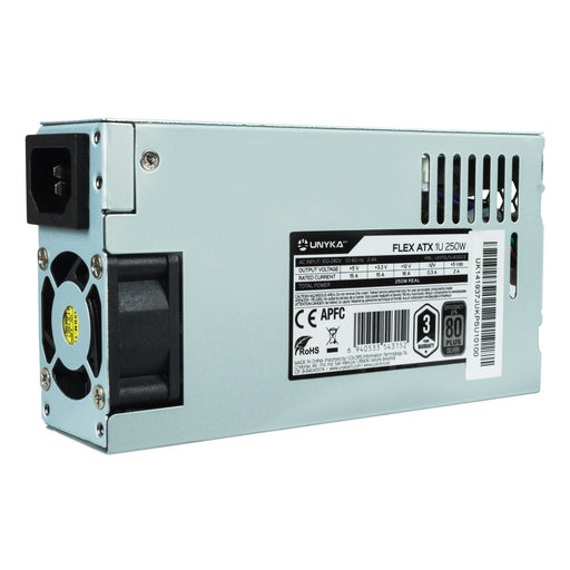 EAN 6940533543152 - UNYKAch UKPSU1U40003 unidad de fuente de alimentación 250 W 20+4 pin ATX 1U Plata imagen 1