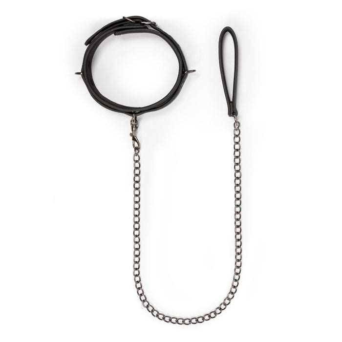 EAN 8718627529737 - EasyToys ET370BLK prenda o elemento de retención para bondage Collar para bondage Negro Imitación piel, M imagen 3