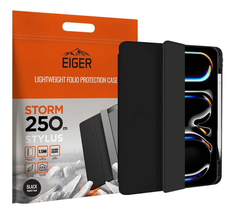 EAN 5055821776837 - EIGER EGSR00233 funda para tablet 27,9 cm (11") Folio Negro imagen 1