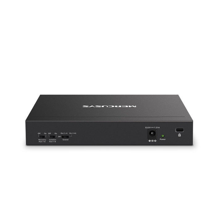 EAN 6957939001162 - Mercusys MS110P switch Gestionado Fast Ethernet (10/100) Energía sobre Ethernet (PoE) Negro imagen 3