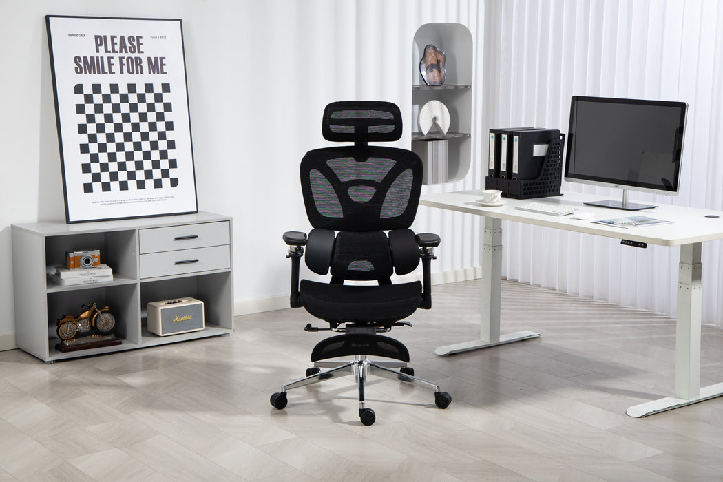 EAN 5901443391562 - Activejet YK848 BK silla de oficina y de ordenador Asiento de malla Respaldo de malla imagen 49