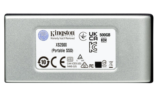 EAN 0740617327328 - Kingston Technology XS2000 4 TB USB Tipo C 3.2 Gen 2 (3.1 Gen 2) Negro, Plata imagen 2