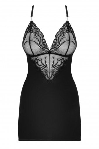 EAN 5901688216187 - Obsessive 828-CHE-1 S/M conjunto de ropa interior y bodi Camisa Negro Poliamida imagen 1